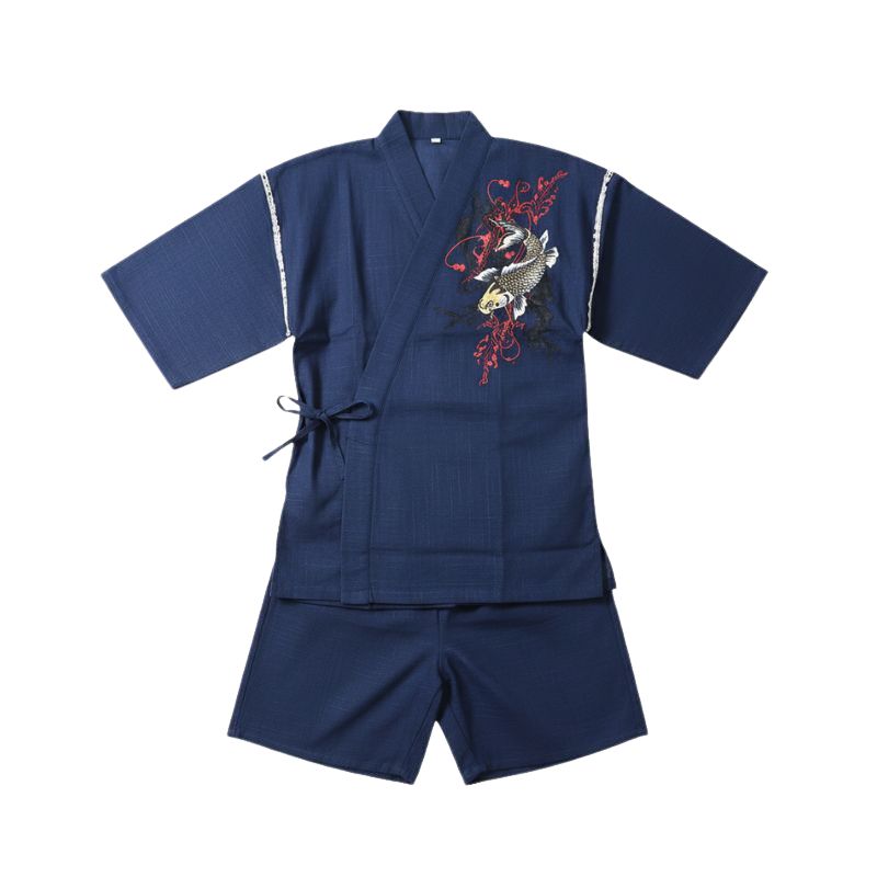 Jinbei Homme Japonais Avec Motif Traditionnel, Jinbei Homme avec motif