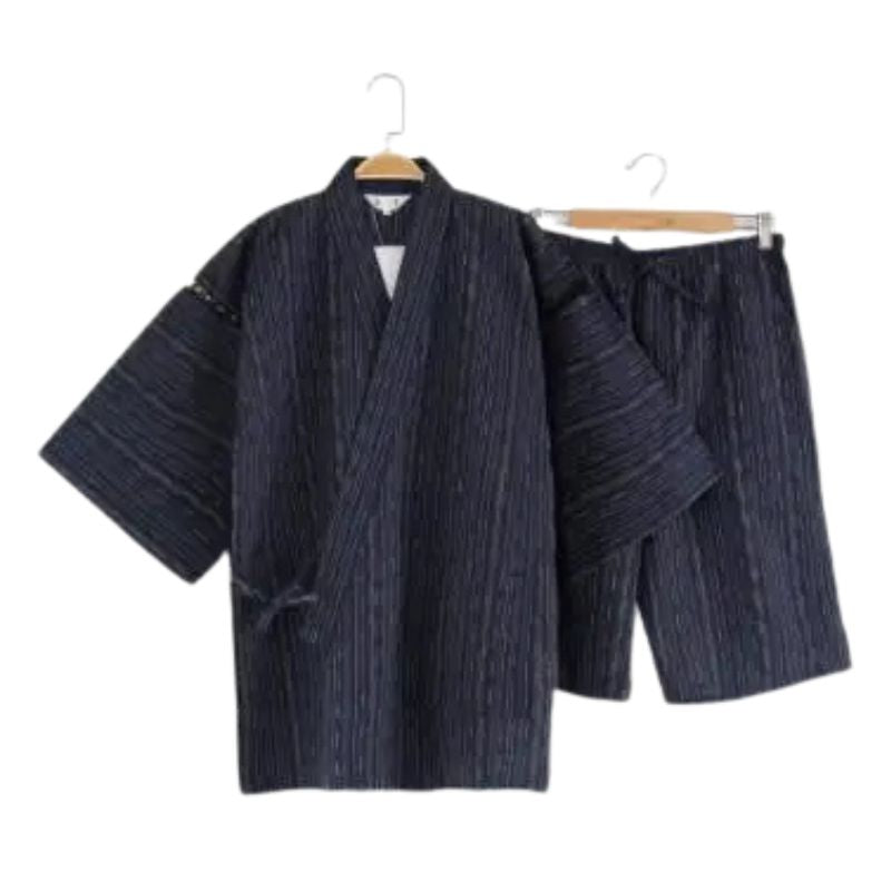 Jinbei Homme Traditionnel En Coton Respirant, Jinbei Homme en coton