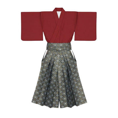 Kimono Japonais Classique En Ensemble Hakama, Kimono Japonais classique