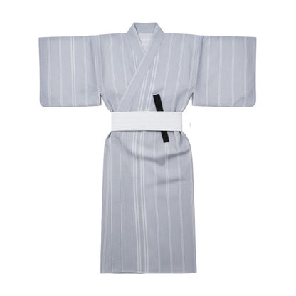 Kimono Japonais Rayé Avec Ceinture, Kimono Japonais Rayé