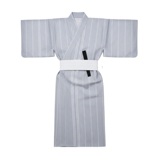 Kimono Japonais Rayé Avec Ceinture, Kimono Japonais Rayé