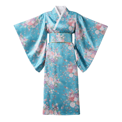 Kimono Traditionnel Féminin Avec Coupe Longue, Kimono Traditionnel Féminin 