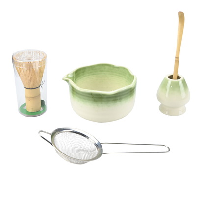 Kit Matcha 5 Pièces Couleur Dégradée, Kit Matcha 
