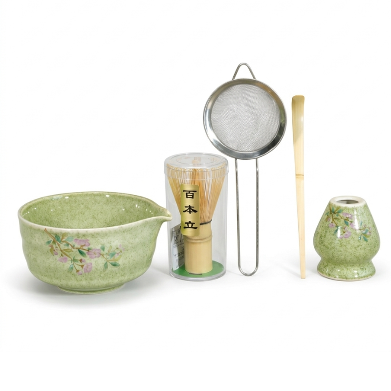 Kit Matcha Traditionnel Pour Thé En Poudre, Kit Matcha 