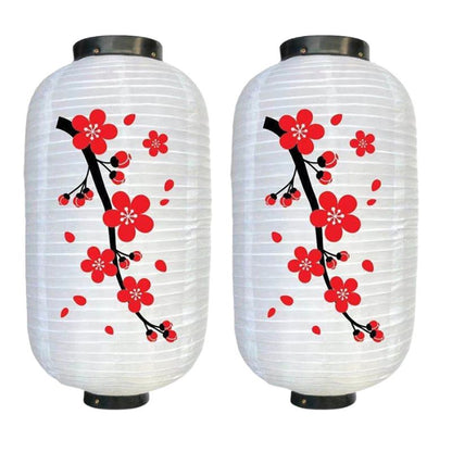 Lanterne Japonaise Traditionnelle Motif Sakura, Lanterne Japonaise 