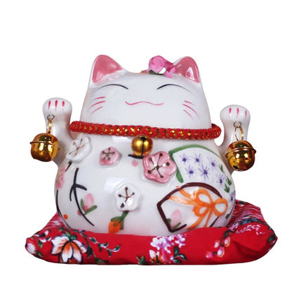 Maneki Neko Figurine En Céramique 11 cm, Maneki Neko 11 cm