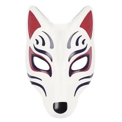 Masque Kitsune Design Renard Stylisé Moderne, masque Kitsune japonais moderne