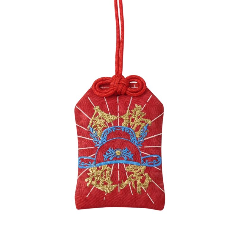 Omamori Japonais Rouge Cérémonial, Omamori japonais