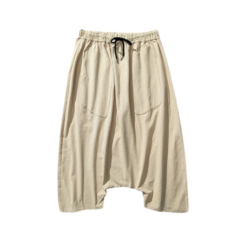 Pantalon Japonais Léger Homme Coupe Fluide, Pantalon Japonais Léger 