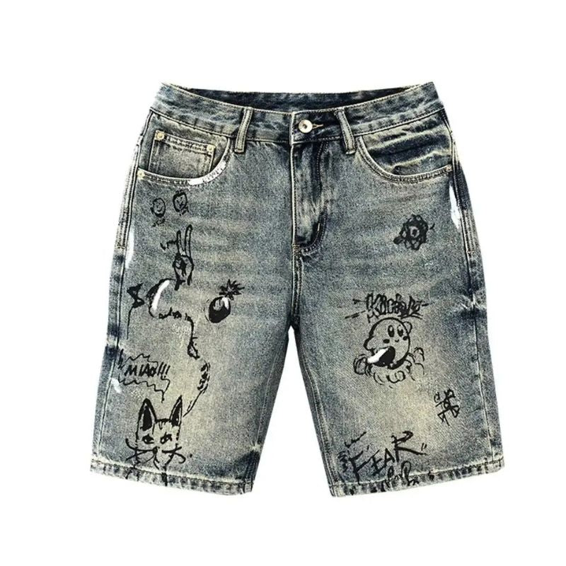 Short Japonais Homme Imprimé, Short Japonais Homme