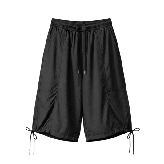 Short Japonais Large Avec Coupe Déstructurée, Short Japonais Large 