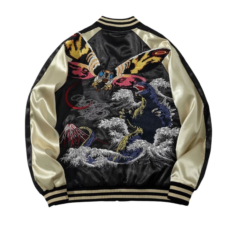 Sukajan Homme Avec Broderie Artistique, Sukajan Homme 