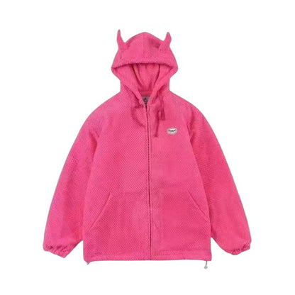 Sweat Japonais En Design Kawaii Avec Capuche, Sweat Japonais Rose