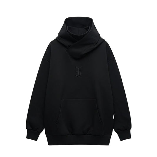 Sweat Japonais Streetwear Avec Capuche Col Roulé, sweat japonais avec capuche