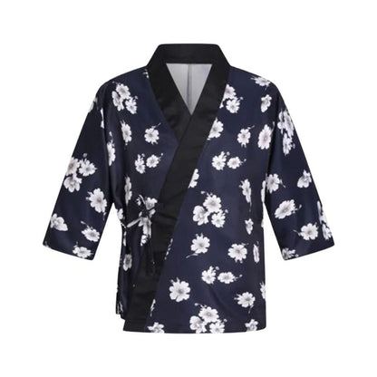 Tablier Japonais À Motif Floral, Tablier Japonais 