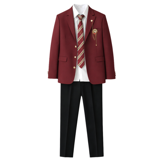 Uniforme Japonais En Ensemble Élégant Avec Cravate Rayée, uniforme japonais